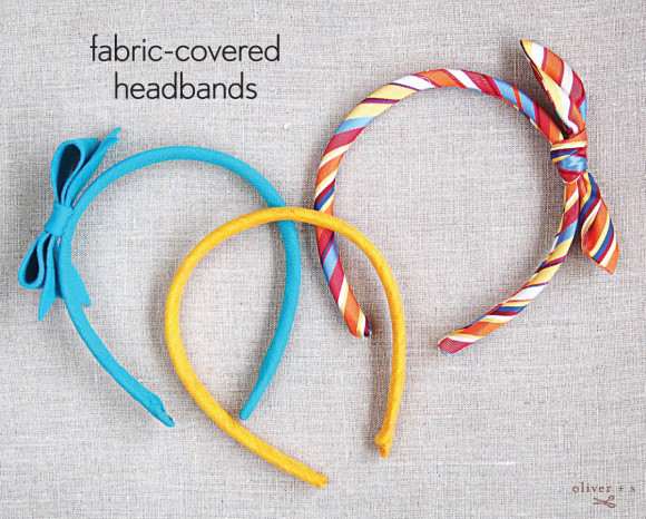 Fabric-covered headbands