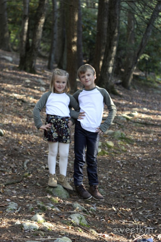 Oliver + S Field Trip Raglan T-shirts with added thumbhole cuffs