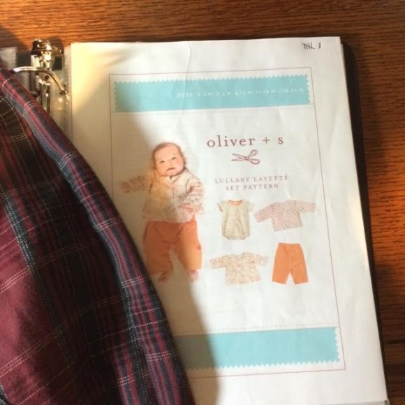 Oliver + S Lullaby Layette pattern cover