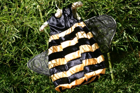 Oliver + S Bubble Dress as a bumblebee