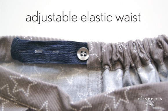 Adding an adjustable elastic waist to pants/skirts