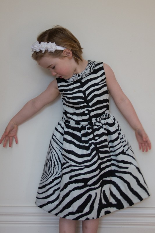 Oliver + S Fairy Tale Dress in zebra print