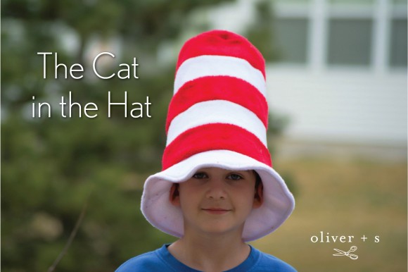 Cat in the Hat tutorial using the Oliver + S Reversible Bucket Hat free pattern
