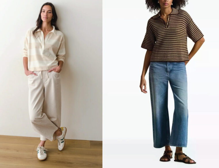 inspiration for the Liesl + Co Cyprus Woven Polo sewing pattern