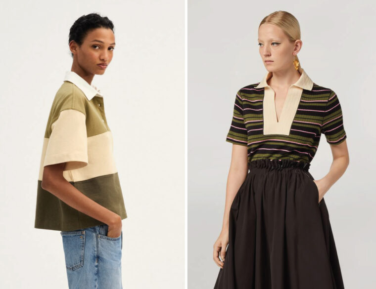 inspiration for the Liesl + Co Cyprus Woven Polo sewing pattern