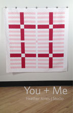 digital you + me quilt sewing pattern