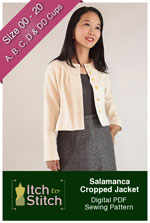 digital salamanca cropped jacket sewing pattern