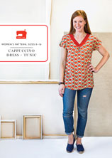 digital cappuccino dress + tunic sewing pattern