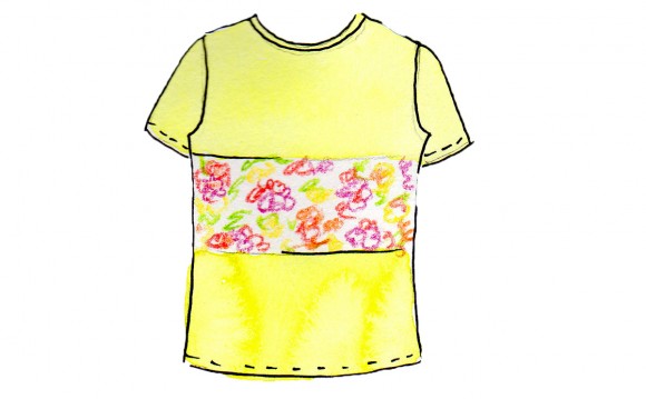 t-shirt-color-block-pattern