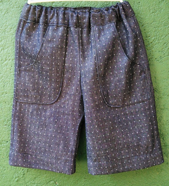 Oliver + S Sunny Day Shorts free pattern denim