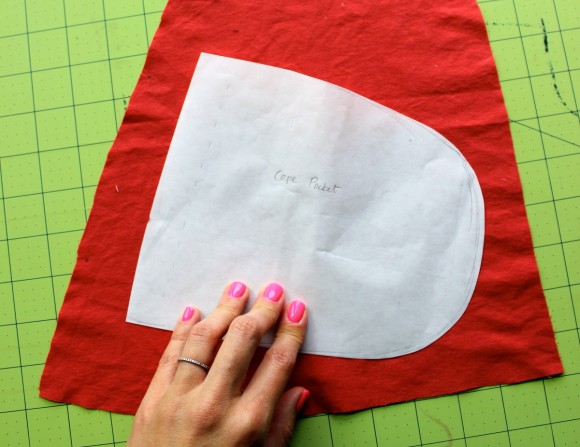 Adding pockets to the Oliver + S Red Riding Hood cape