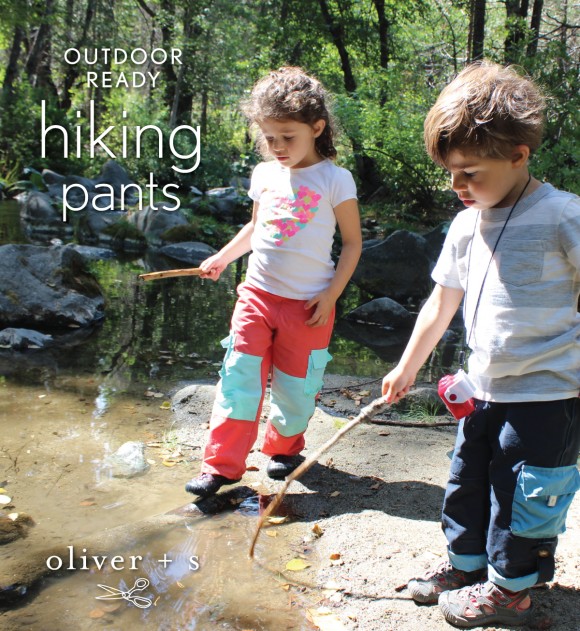 Customized Oliver + S Field Trip Cargo Pants into hiking pants