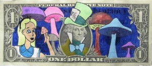 Trippy Dollar Bill