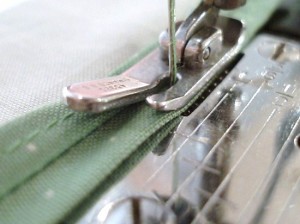 Straight stitching 