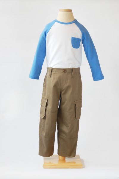 Field Trip Cargo Pants and Raglan T-Shirt Sewing Pattern