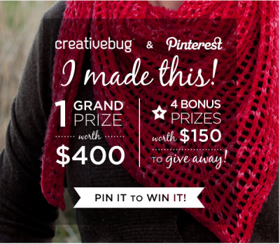 Creativebug Pinterest Contest