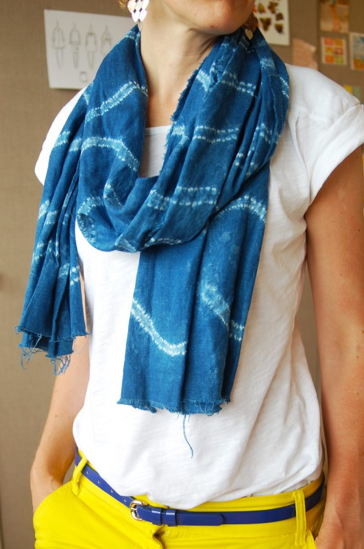 shibori-scarf