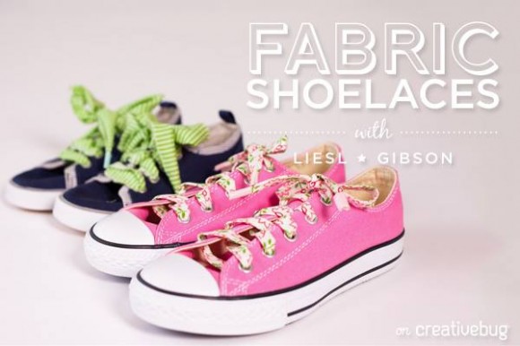 DIY Fabric Shoelaces Workshop on Creativebug