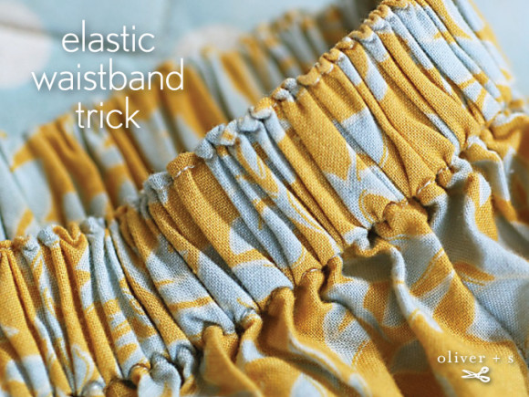 Elastic waistband trick