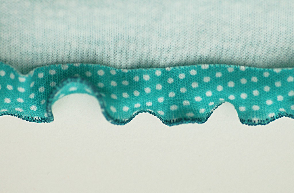 Lettuce Hem by Sewing Machine Blog Oliver + S