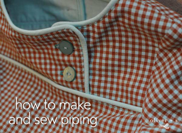 How to make and sew piping
