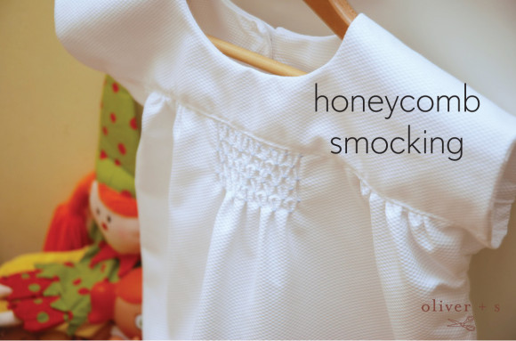 Oliver + S Ice Cream Dress with honeycomb smocking
