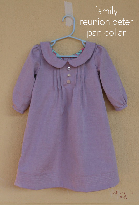 Oliver + S Family Reunion Dress with Peter Pan collar