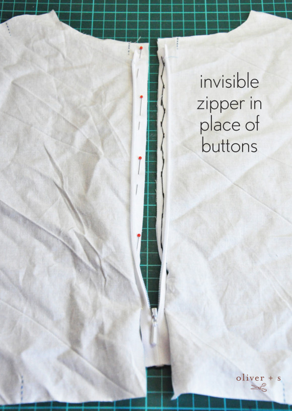 16 ways to hack a pattern: install an invisible zipper instead of buttons