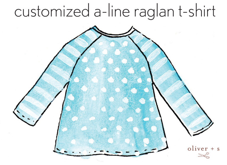 Customizing the Raglan: The a-Line T-Shirt | Blog | Oliver + S