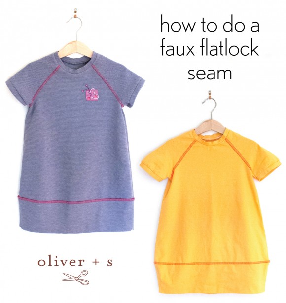 How to do a faux flatlock seam