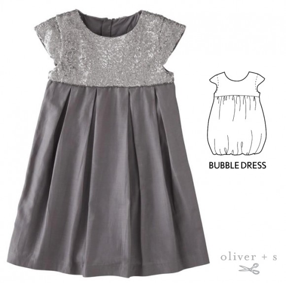 Use the Oliver + S Bubble Dress to recreate a similar look to the inspirational image