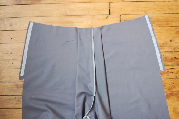 Making the pleats for the Girl Friday/Lunch Box Culottes