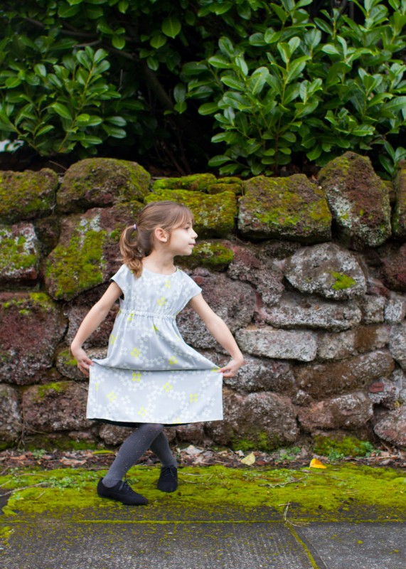 learn how to sew a fully reversible roller skate dress using cotton + steel rayon fabric.