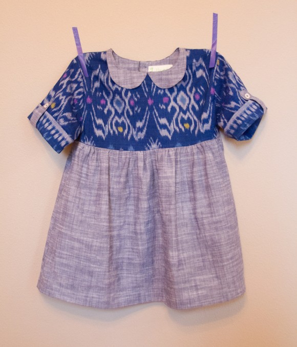 Oliver + S Playtime Tunic with Hide-and-Seek Dress sleeves and Jump Rope Dress sleeve tabs