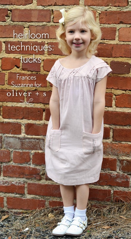 Tucks applied to the Oliver + S Ice Cream Dress