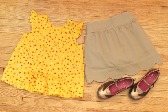 Oliver + S Butterfly Blouse and Badminton Skort