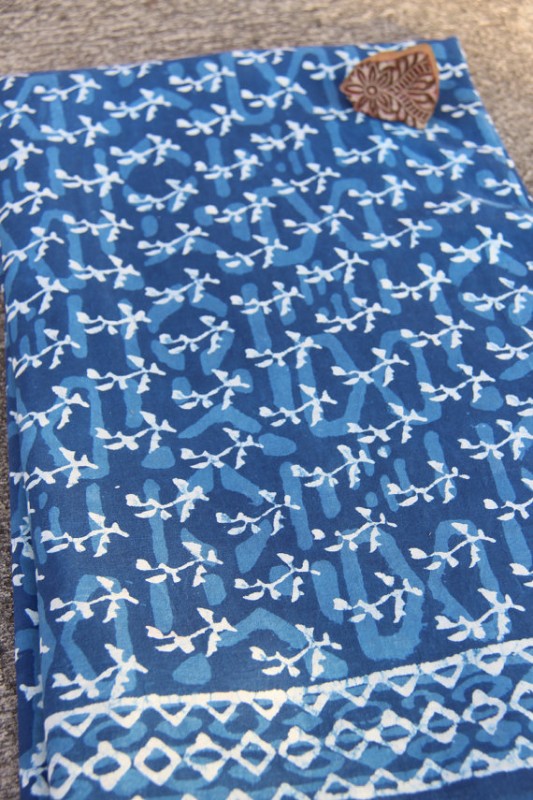 Hand block print fabric from Woman Shops World