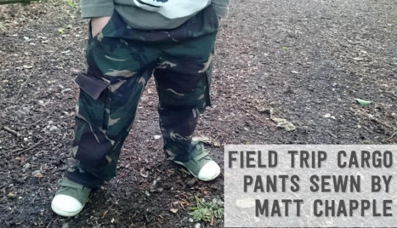 Oliver + S Field Trip Cargo Pants sewn by Matt Chapple