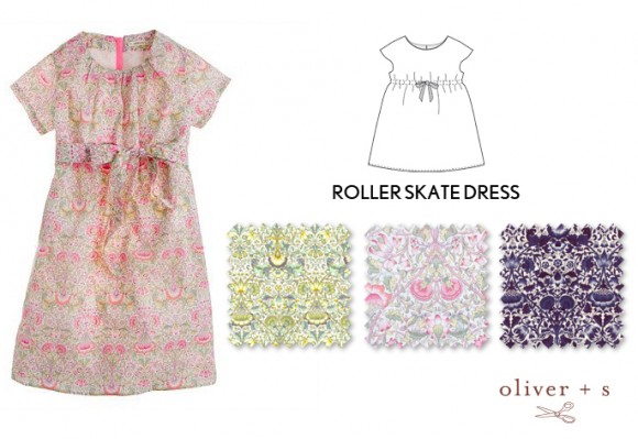 Inspiration for an Oliver + S Roller Skate Dress
