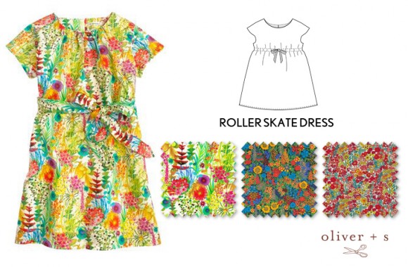 Inspiration for an Oliver + S Roller Skate Dress