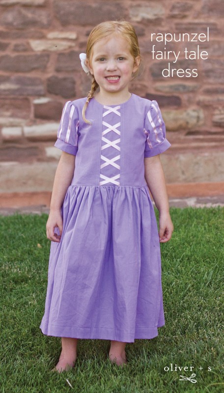 Oliver + S Fairy Tale Dress turned into a Princess Rapunzel dress