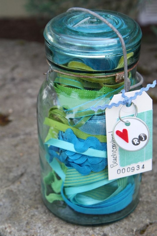 Beachcomber Jar from The Ribbon Jar