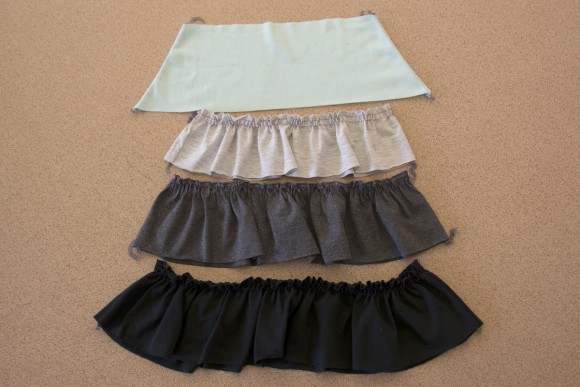 Ruffled skirt dress tutorial