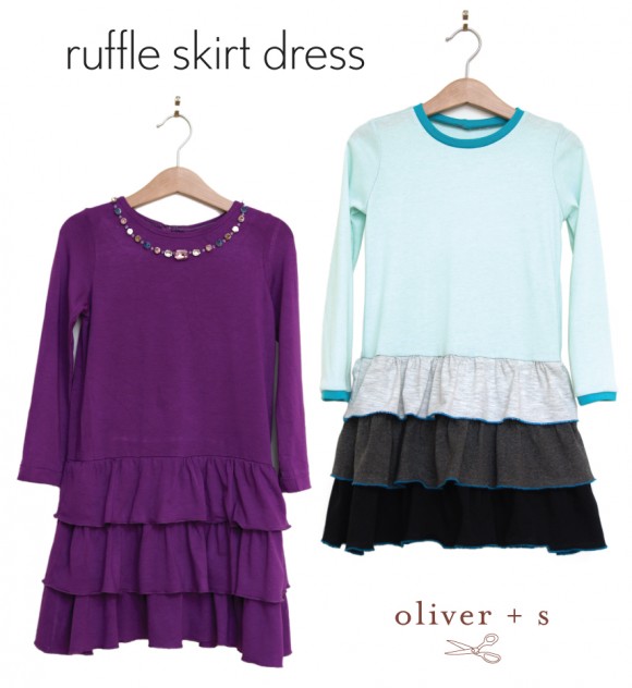 Ruffle skirt dress tutorial