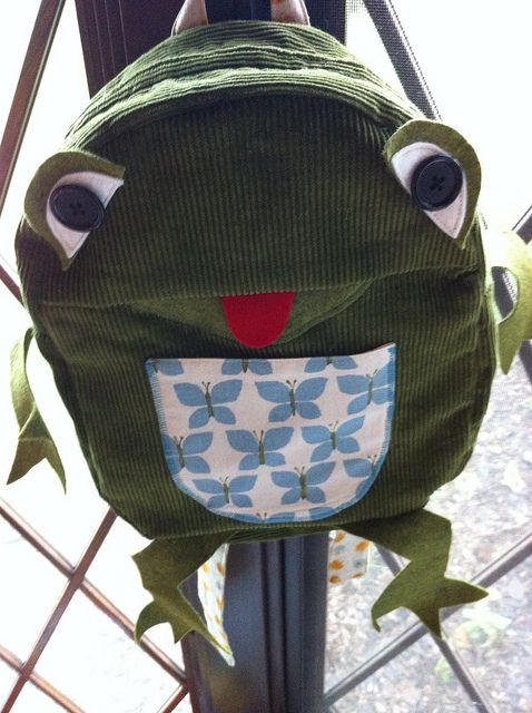 Frog backpack