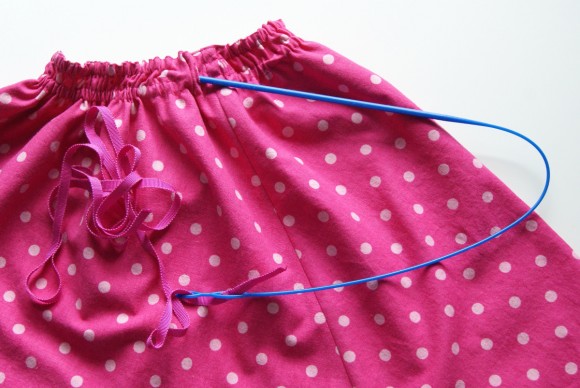 Drawstring Threader for inserting drawstrings on the Oliver + S Swingset Skirt