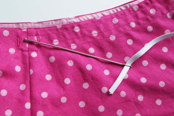 Ball Point Bodkin for inserting elastic on the Oliver + S Swingset Skirt