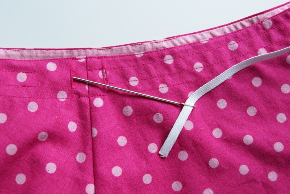 Ball Point Bodkin for inserting elastic on the Oliver + S Swingset Skirt