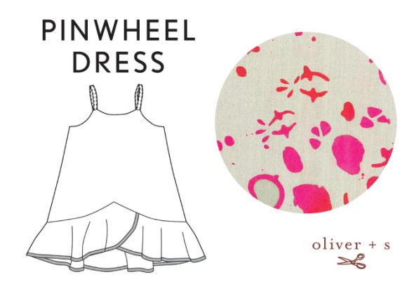 Oliver + S Pinwheel Dress in Handcrafted fabric