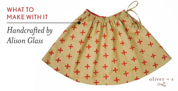 Oliver + S Swingset Skirt in Handcrafted fabric